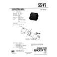 SONY SSV7 Service Manual cover photo