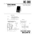 SONY BC380 Service Manual cover photo