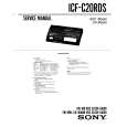 SONY ICF-C20RDS Service Manual cover photo