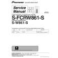 PIONEER SFCRW861S Service Manual cover photo