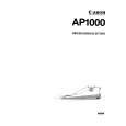 CANON AP1000 Owner's Manual cover photo