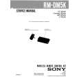 SONY RMDM5K Service Manual cover photo