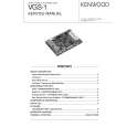 KENWOOD VGS1 Service Manual cover photo