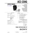 SONY ACCCSNQ Service Manual cover photo