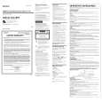 SONY ICFC763 Owner's Manual cover photo