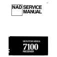NAD 7100 Service Manual cover photo