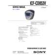 SONY ICFCD853V Service Manual cover photo