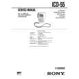 SONY ICD55 Service Manual cover photo