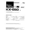 PIONEER KXE60 Service Manual cover photo