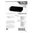 SONY TCFX4 Service Manual cover photo