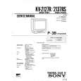 SONY KV2137RS Service Manual cover photo