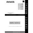 AIWA CTX309YZ1 Service Manual cover photo