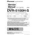 PIONEER DVR-5100H-S/WVXU Service Manual cover photo