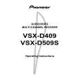 PIONEER VSX-D409 Owner's Manual cover photo