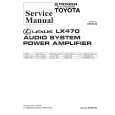 PIONEER LX470 LEXSUS Service Manual cover photo