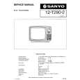 SANYO 12T280-2 Service Manual cover photo