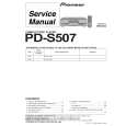 PIONEER PD-S507/MVXK Service Manual cover photo