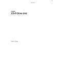SONY CDU928E Owner's Manual cover photo