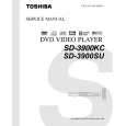 TOSHIBA SD3900KU Service Manual cover photo