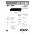 SONY CDP291 Service Manual cover photo