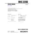 SONY MHCDX90 Service Manual cover photo