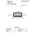 KENWOOD RCV7 Service Manual cover photo