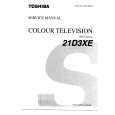 TOSHIBA 21D3XE Service Manual cover photo