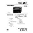 SONY HCDW55 Service Manual cover photo