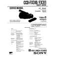 SONY CCD-FX311 Owner's Manual cover photo