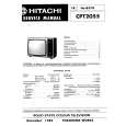 HITACHI CPT2055 Service Manual cover photo