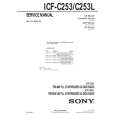 SONY ICFC253 Service Manual cover photo