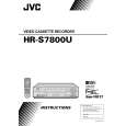 JVC HR-S7800U Owner's Manual cover photo