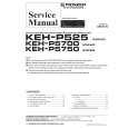 PIONEER KEHP750 X1N/ES Service Manual cover photo