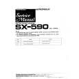 PIONEER SX-590 Service Manual cover photo