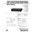 SONY CDPC250Z Service Manual cover photo