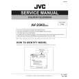 JVC AV25K8 Service Manual cover photo