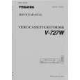 TOSHIBA V-727W Service Manual cover photo