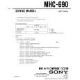 SONY MHC-690 Service Manual cover photo