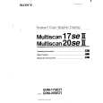 SONY GDM-20SE2T Owner's Manual cover photo
