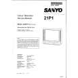 SANYO 21P1C Service Manual cover photo