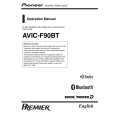 PIONEER AVIC-F900BT/XS/UC Owner's Manual cover photo