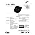 SONY D-211 Service Manual cover photo