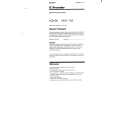 SONY ICD-50 Owner's Manual cover photo