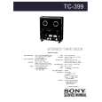 SONY TC399 Service Manual cover photo