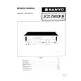 SANYO JCX2900KR Service Manual cover photo