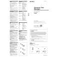 SONY CDX-757MX Owner's Manual cover photo