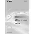 SONY PCWAA500 Owner's Manual cover photo