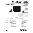 SONY KV27XBR26 Service Manual cover photo