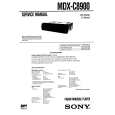 SONY MDXC8900 Service Manual cover photo