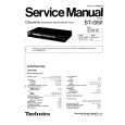 TECHNICS STG50 Service Manual cover photo
